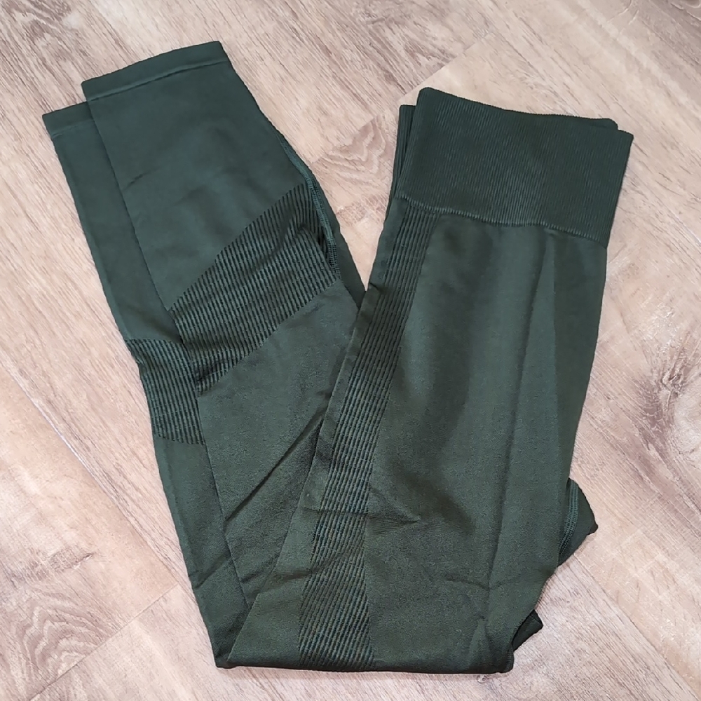 Women's PINK ACTIVE Dark Green Leggings
